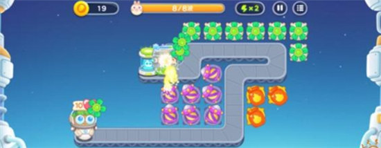 《保卫萝卜4》太空穿越第10关满星攻略