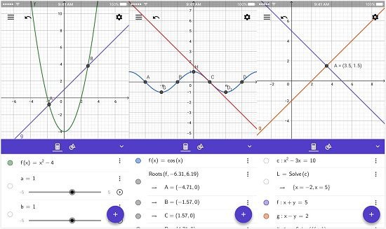 GeoGebra图形计算器app：一款可以帮助用户解决数学问题的图像软件