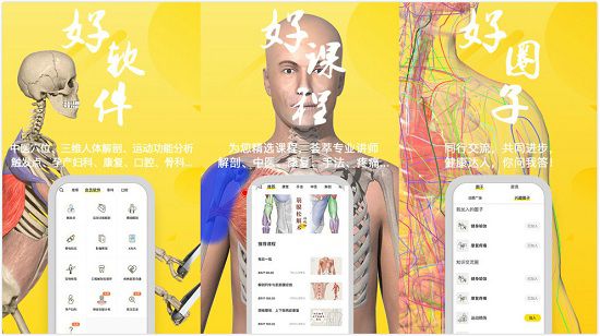 3Dbody：一款提供三维人体解剖信息的医学软件