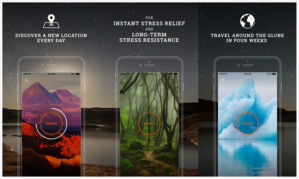 Breathe Pro：一款iPhone的放松减压的呼吸练习器