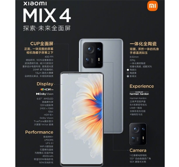 小米mix4多少钱小米mix4参数配置介绍